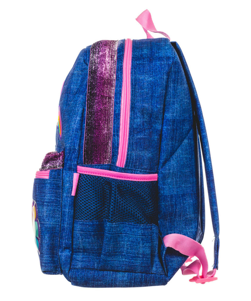 Mochila Mezclilla con parches