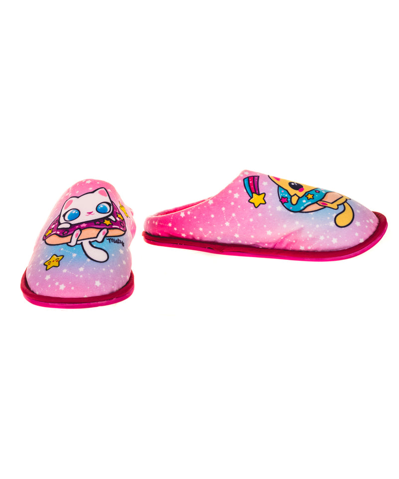 Pantufla  Cute Kitty Cats Space