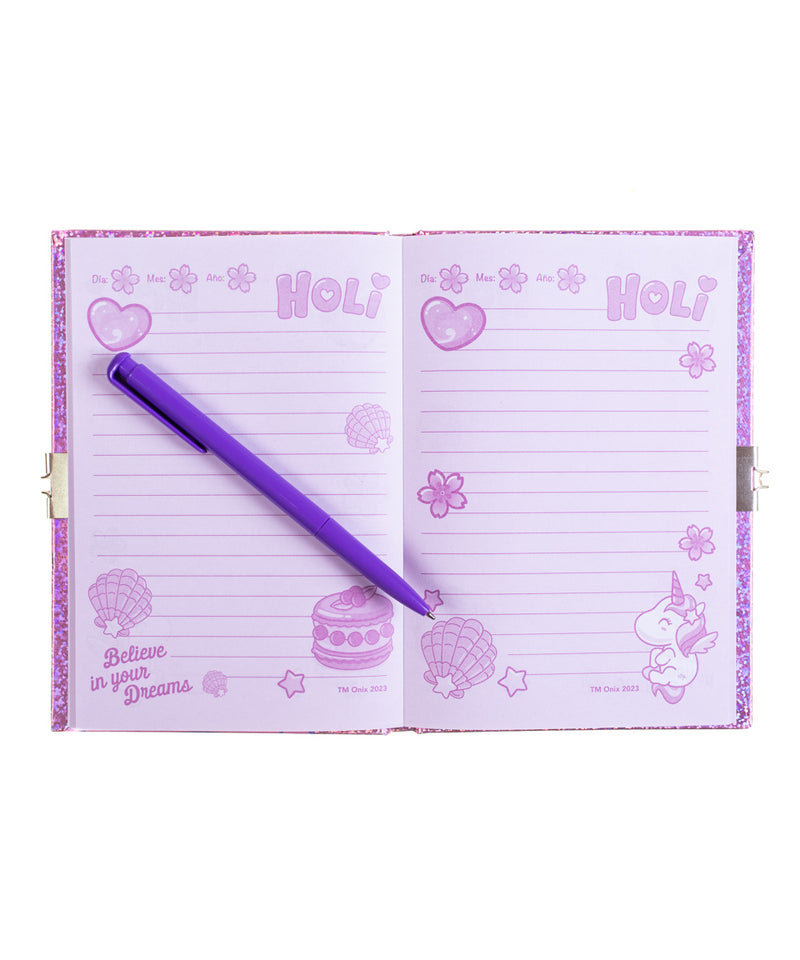 DIARIO CON CANDADO MAGIA