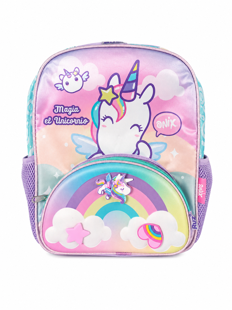 Mochila para prescolar con pines