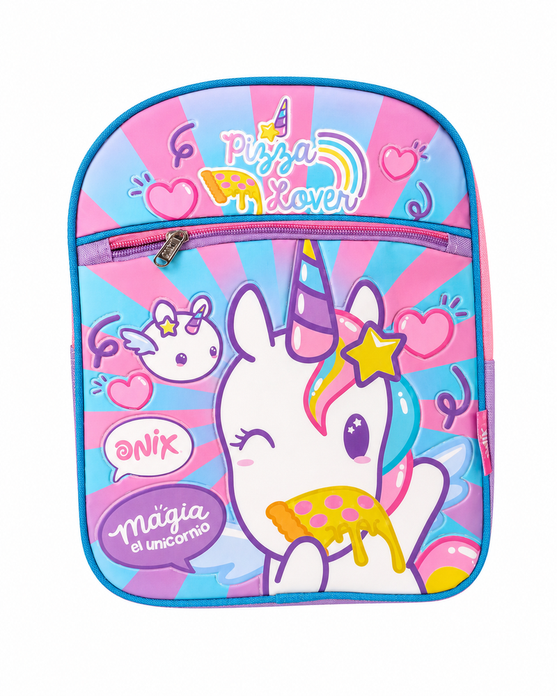 Mochila para prescolar love pizza