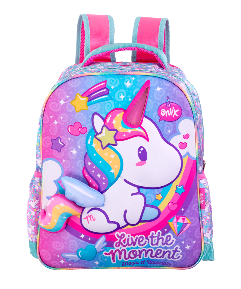 Mochila Escolar Magia Cuerno de Luz