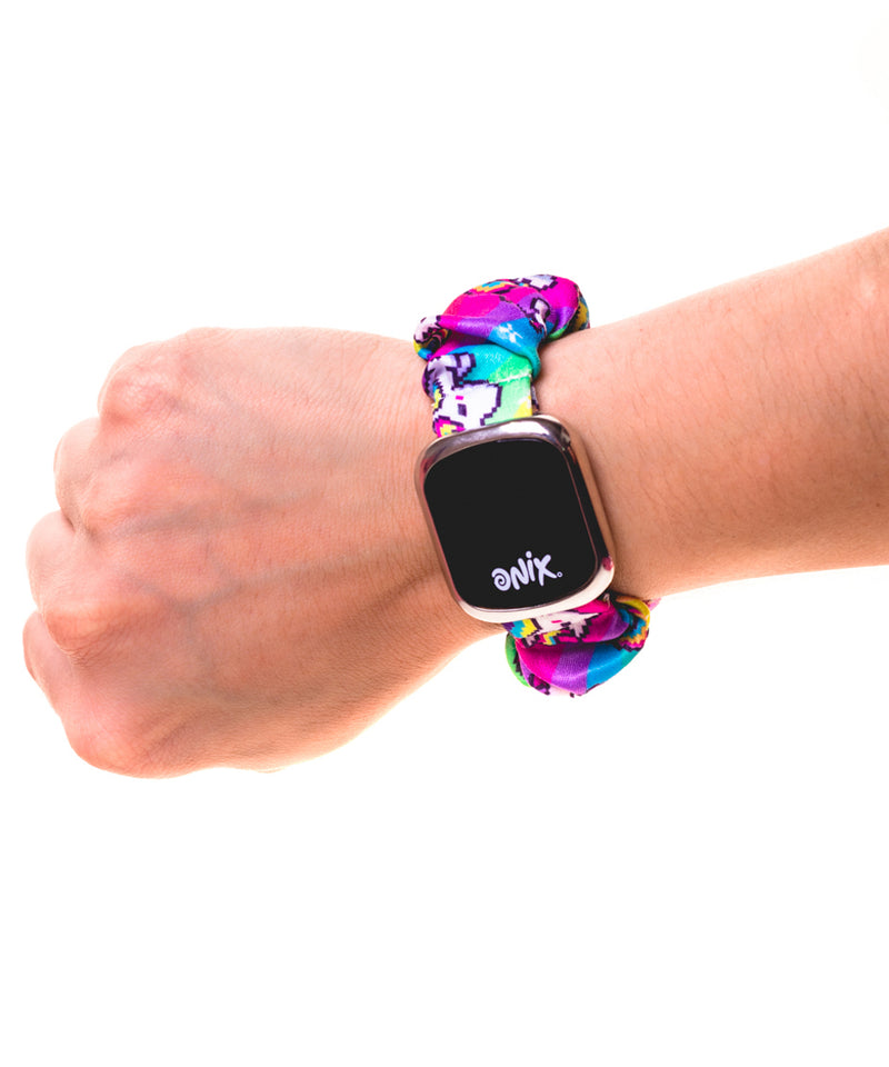 Reloj Digital - Scrunchie Pixeles Onix