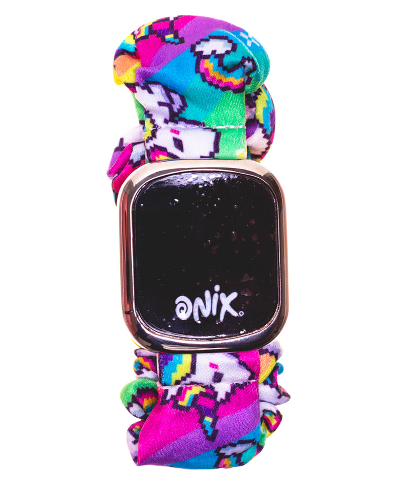 Reloj Digital - Scrunchie Pixeles Onix