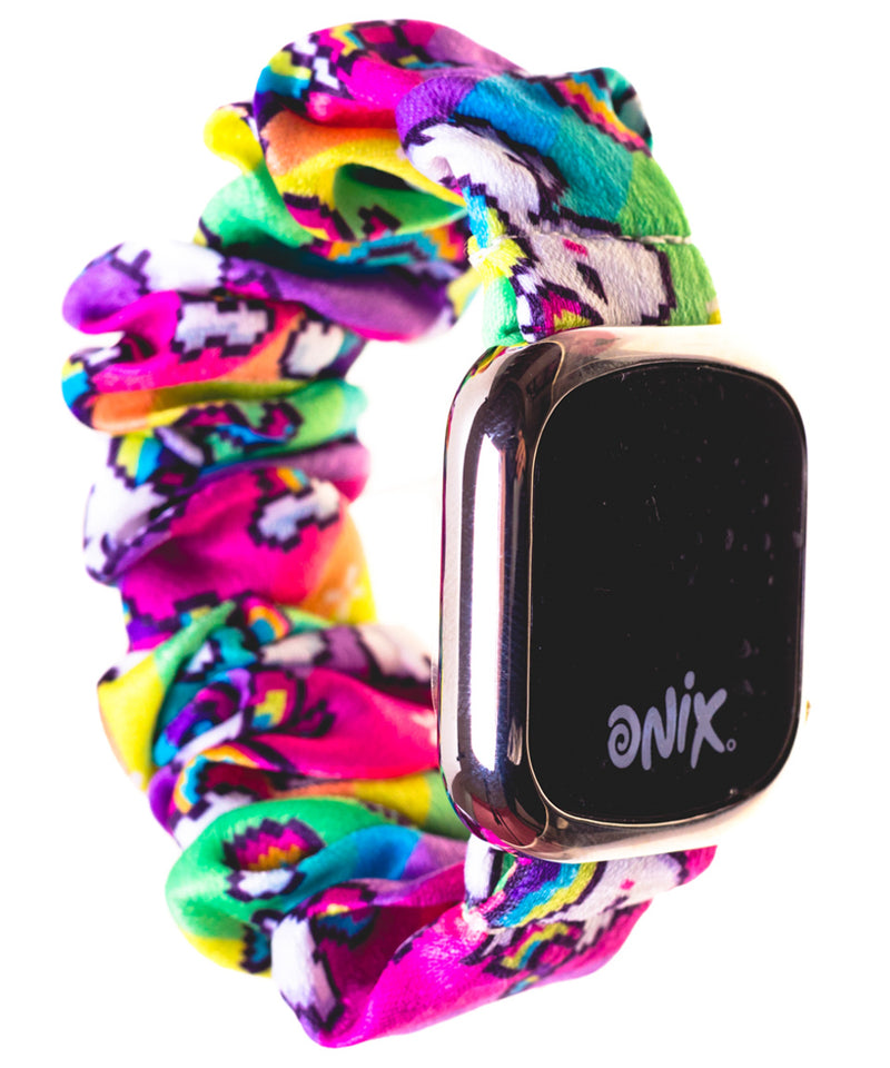 Reloj Digital - Scrunchie Pixeles Onix