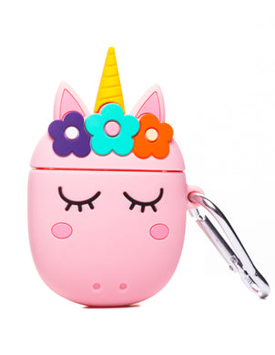 Funda para Audífonos Unicornio Flor