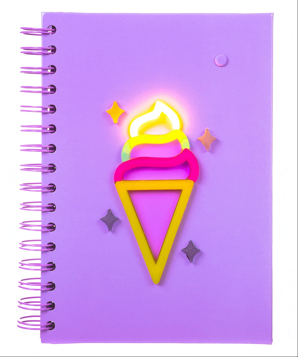 Diario Neón Ice Cream