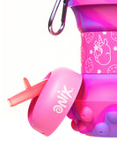 Botella de Silicón Expandible con Pop It Pink Onix