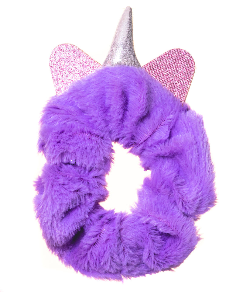 Scrunchie de Unicornio de Peluche Lila Onix