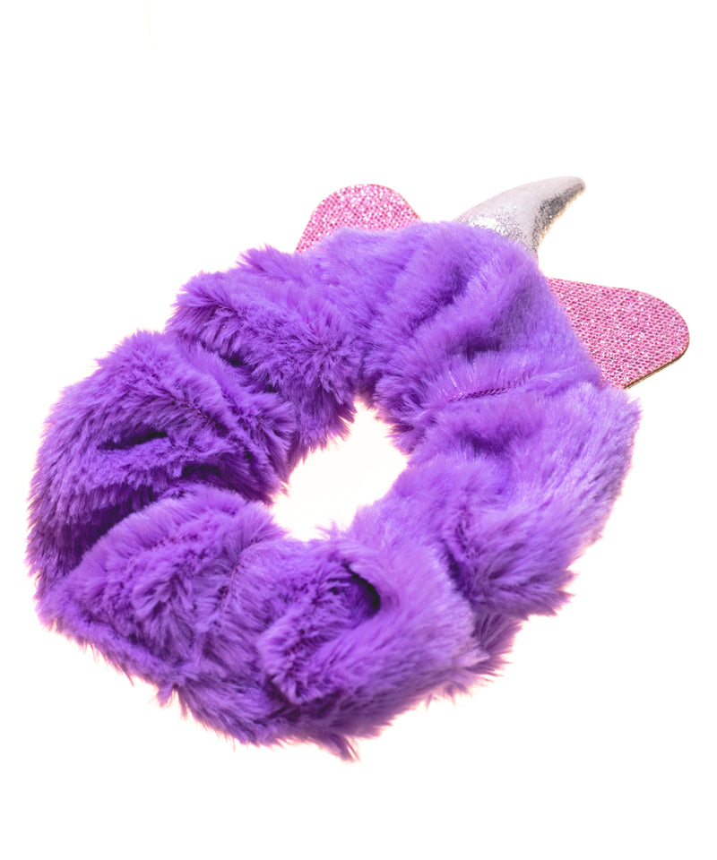 Scrunchie de Unicornio de Peluche Lila Onix