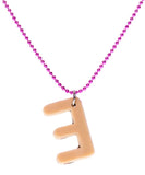 Collar Choco Letras E