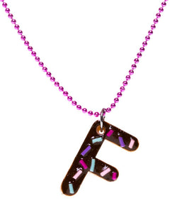 Collar Choco Letras F