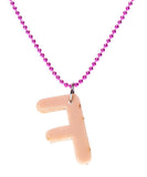 Collar Choco Letras F