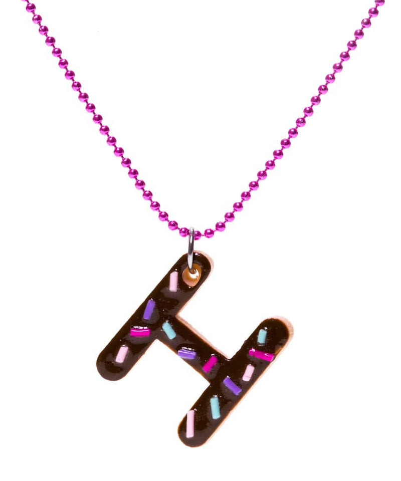 Collar Choco Letras H