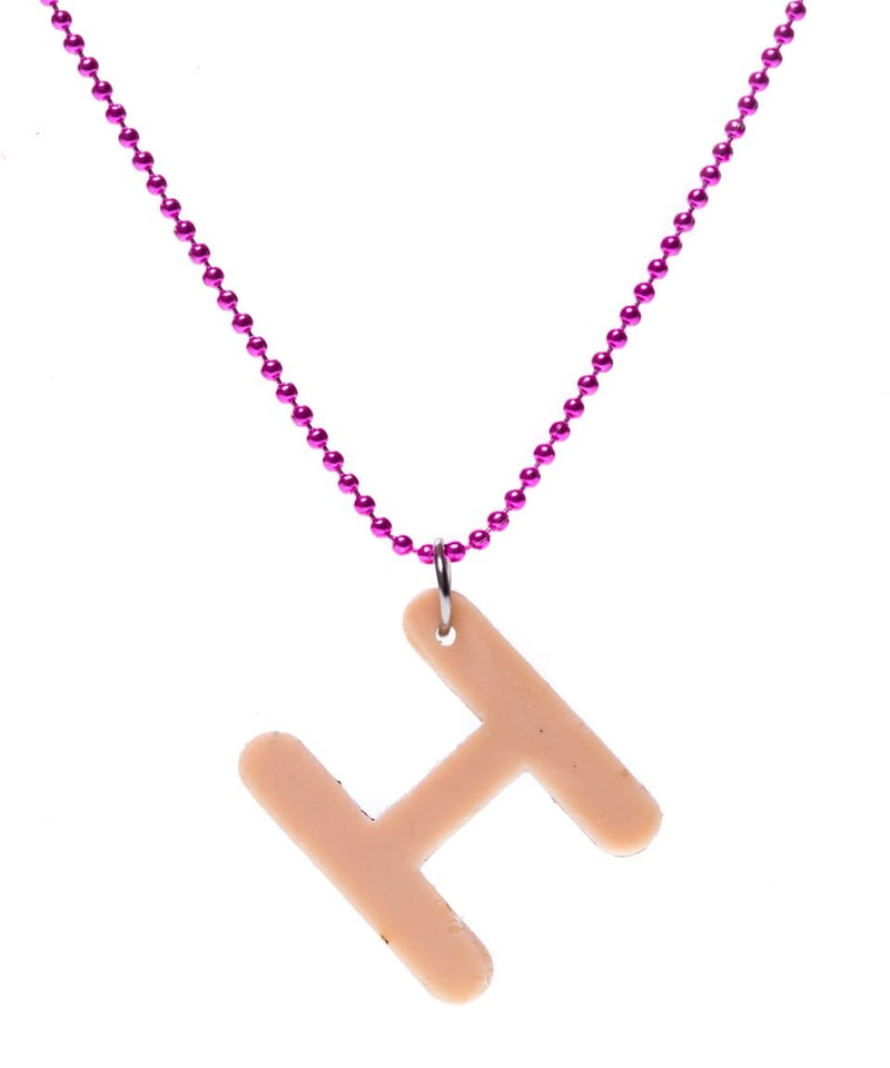 Collar Choco Letras H