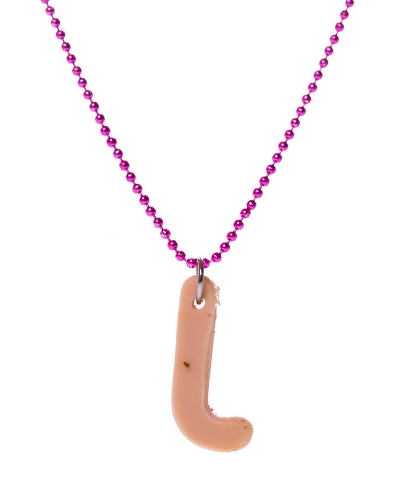 Collar Choco Letras J