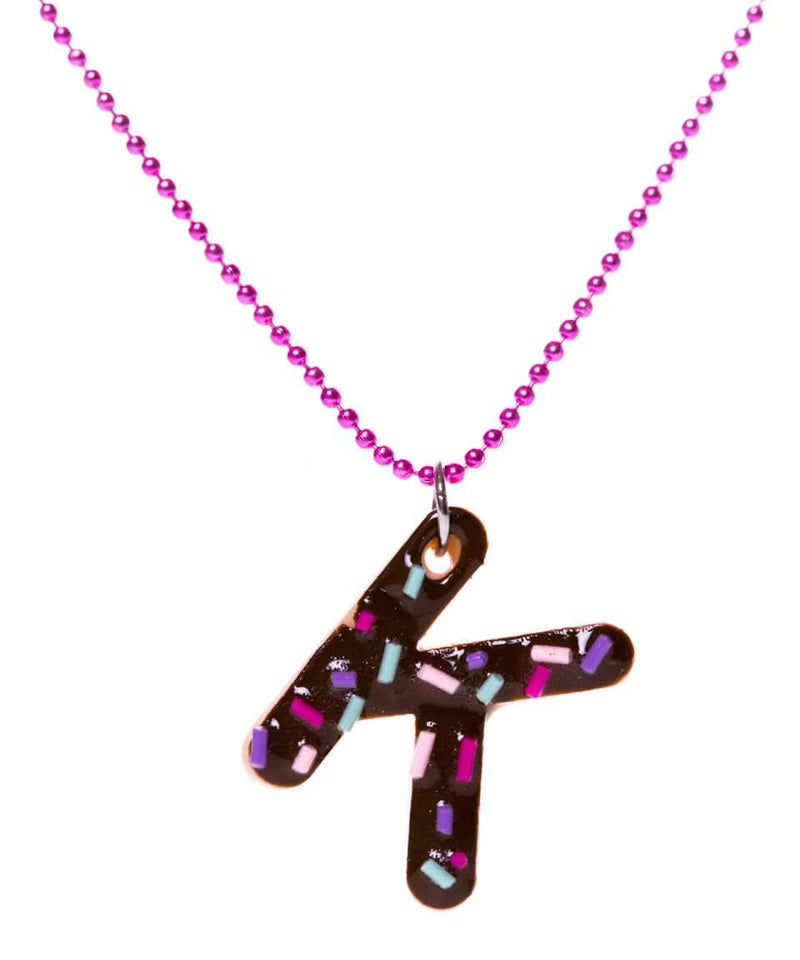 Collar Choco Letras K