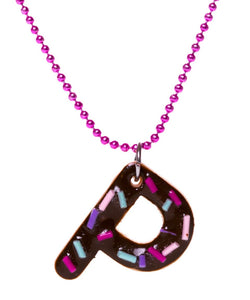 Collar Choco Letras P