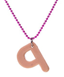 Collar Choco Letras P