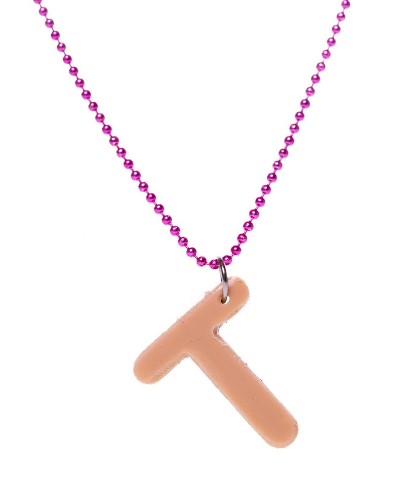 Collar Choco Letras T
