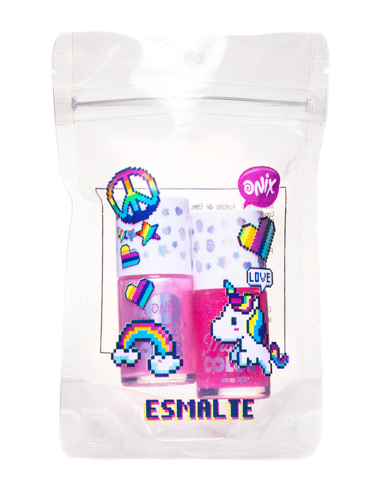 Kit de Esmaltes Plata y Brillos