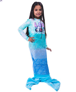 Cobijita Cola de Sirena Aqua  - Onix