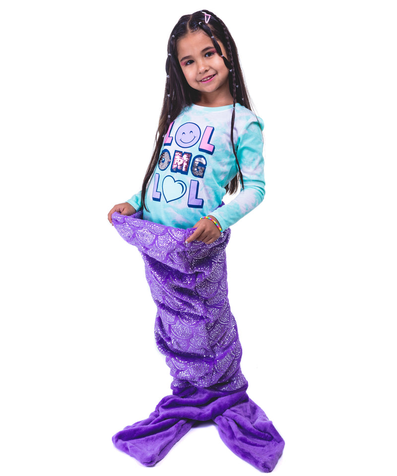 Cobijita Cola de Sirena Morada  - Onix
