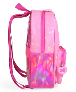 Mochila Onix + Cloe Estampado Glitter Rosa
