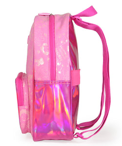Mochila Onix + Cloe Estampado Glitter Rosa