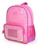 Mochila Onix + Cloe Estampado Glitter Rosa
