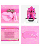 Mochila Onix + Cloe Estampado Glitter Rosa