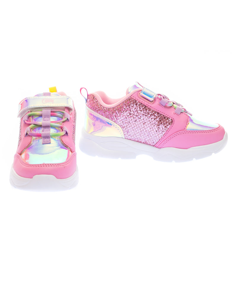 Tenis Misty con Glitter Rosa