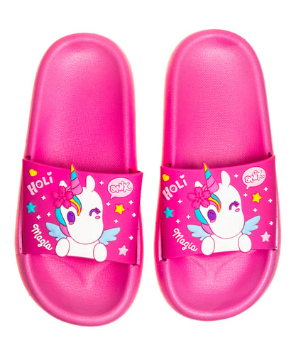 Sandalia Rosa Holi Magia el Unicornio Onix