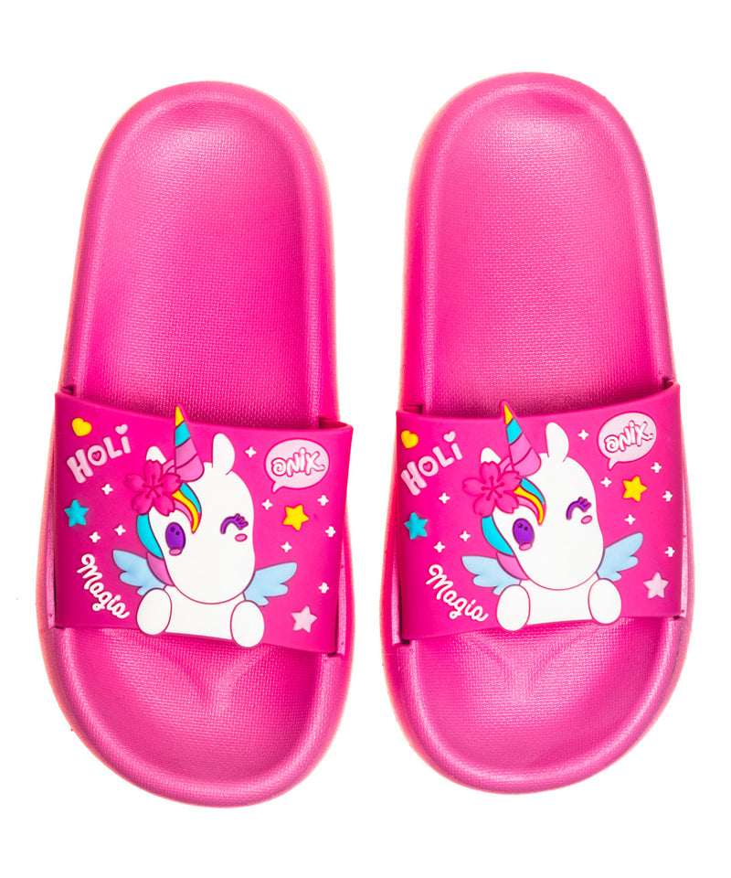Sandalia Rosa Holi Magia el Unicornio Onix