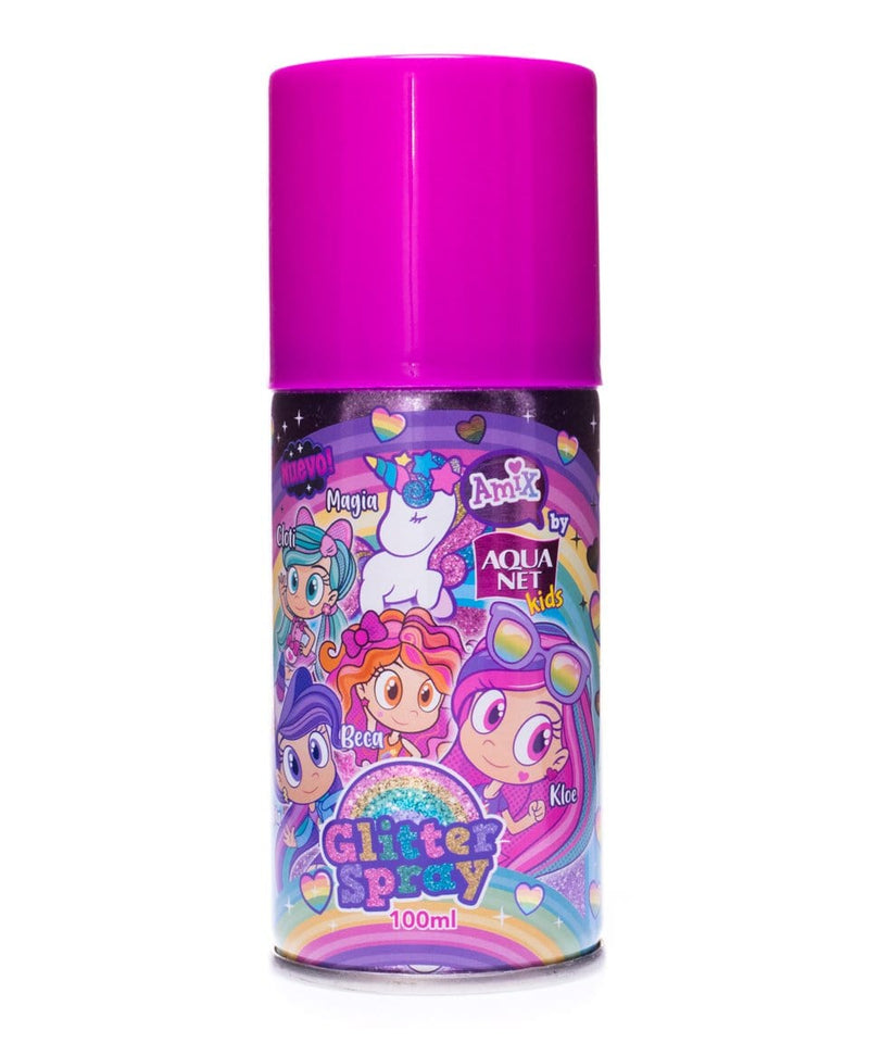 Spray Fijador Con Glitter 100ml. Onix + Aqua Net - Calzado Tropicana