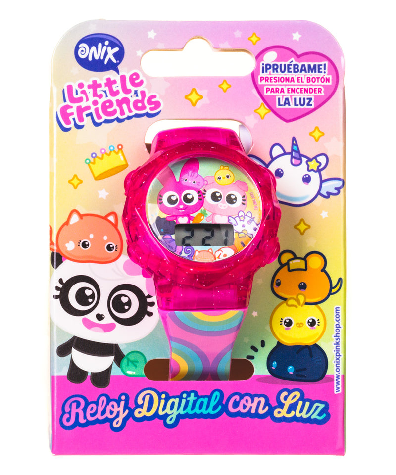 Reloj Digital con Luz Little Friends