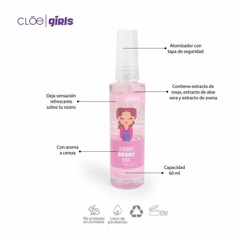 Brisa Facial Refrescante María Aroma Cereza 60 Ml
