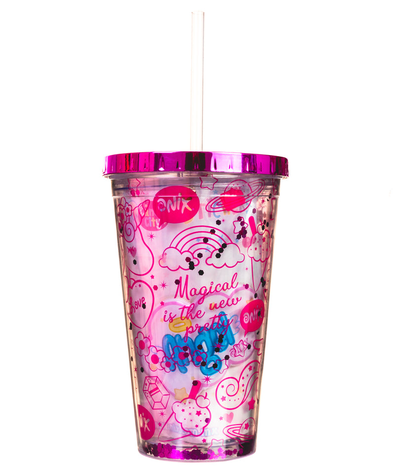 Vaso de Acrilico + Accesorios