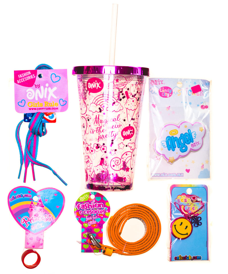 Vaso de Acrilico + Accesorios